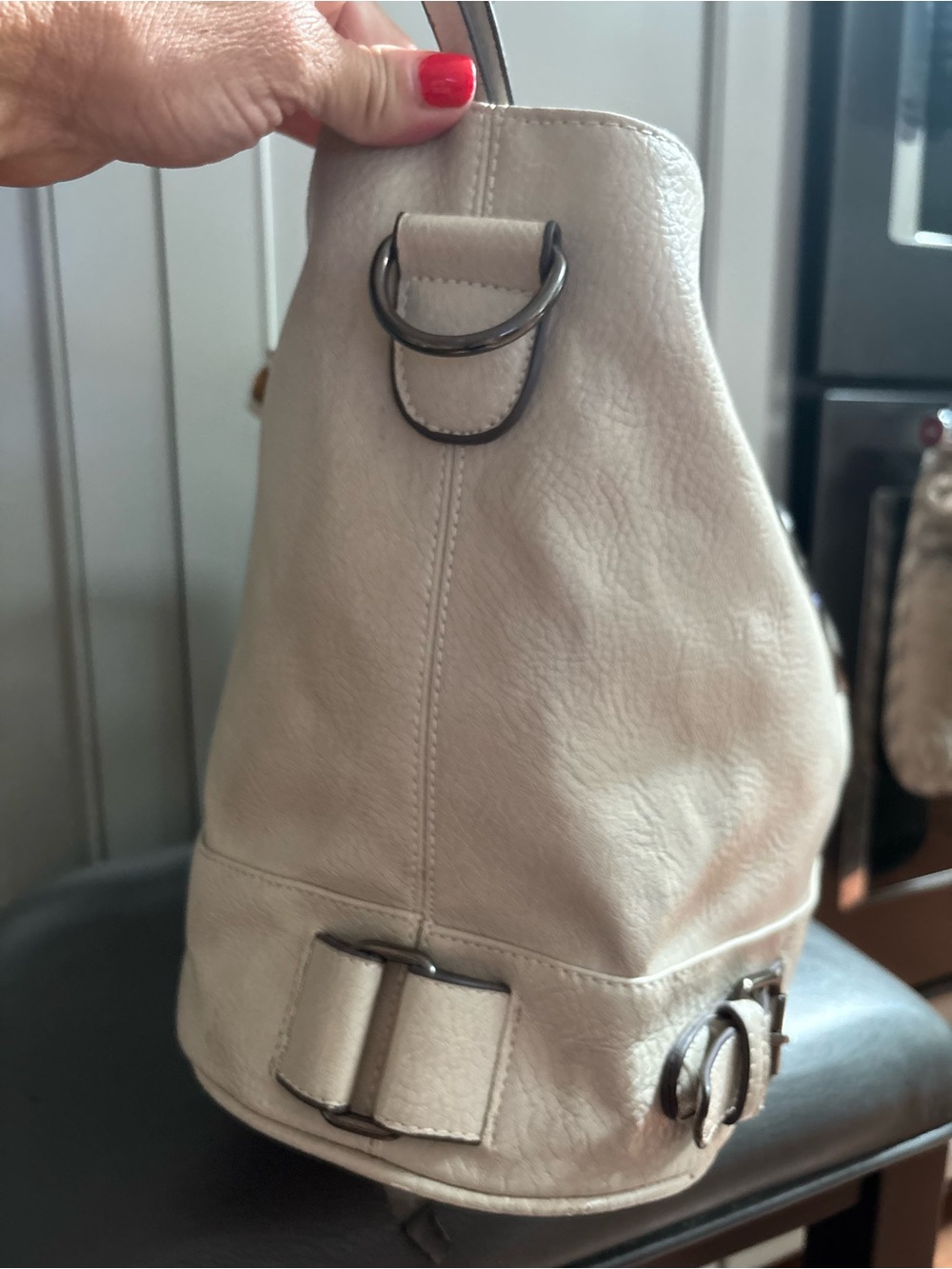Y2K Tory Burch Leather Souchy Large pebbled leather tote/purse - Picture 13 of 16